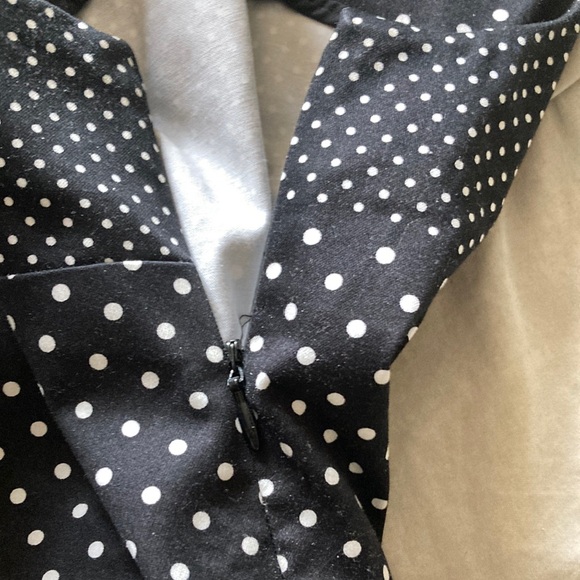 Tommy Hilfiger Black Sleeveless Fit & Flare Dress - Picture 6 of 11